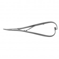 Curved Mathieu Needle Holder Fine